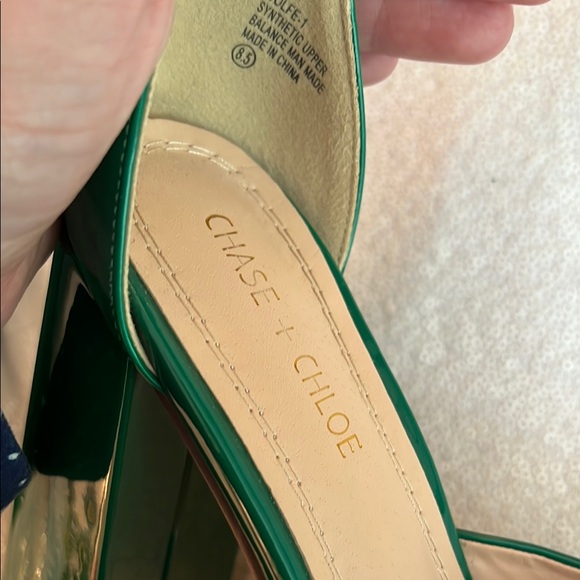 70s disco vintage style 6 inch Green Platform Heels - see measurements f… - Picture 7 of 17